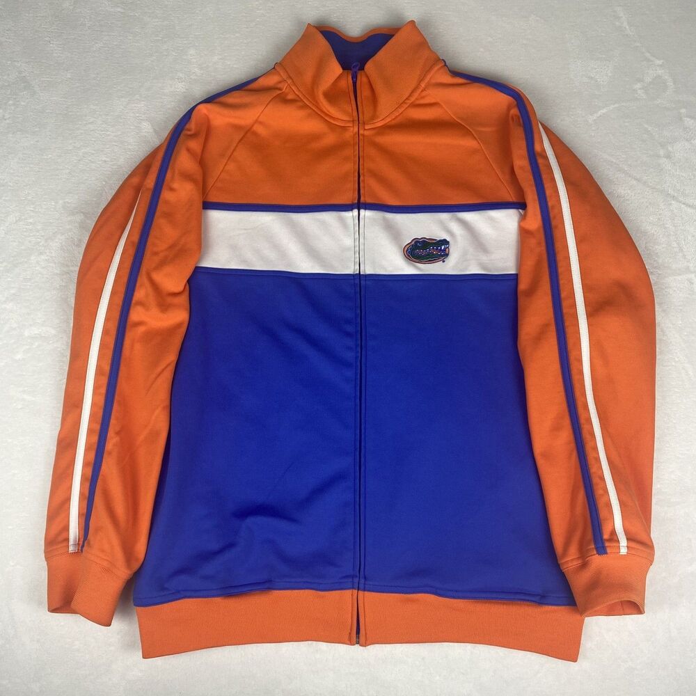 Boca Classics Florida Gators Jacket Mens Large Multicolor Logo Sweatshirt Casual